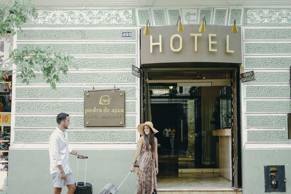 بيدرا دو أجوا هوتل بوتيك ميريدا المنطقة الخارجية