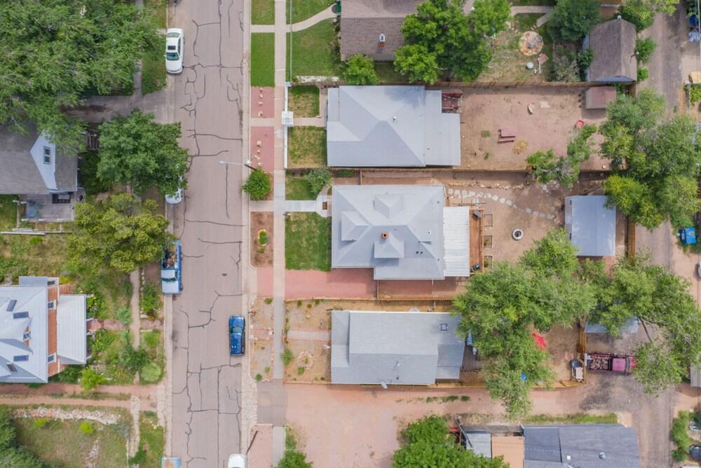1893 Classic 4 Blocks From Great Dining & Shops Aerial View