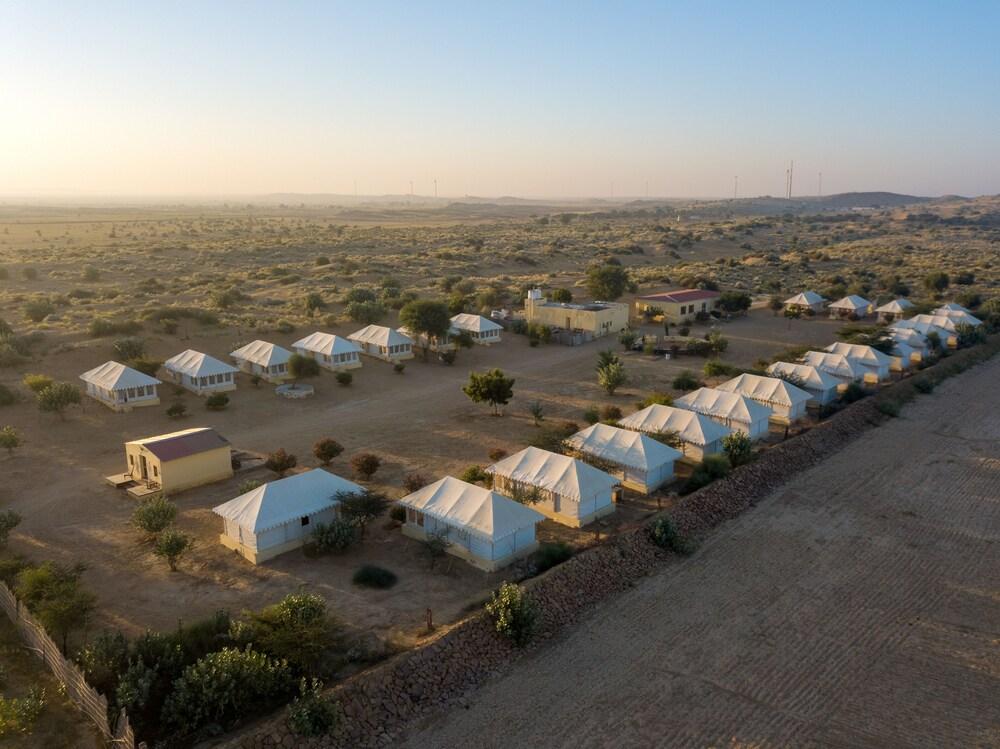 Wind Desert Camp Aerial View