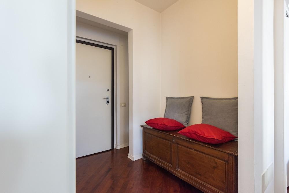 Renovated 19th-Century Apartment in an Authentic Area Interior Entrance